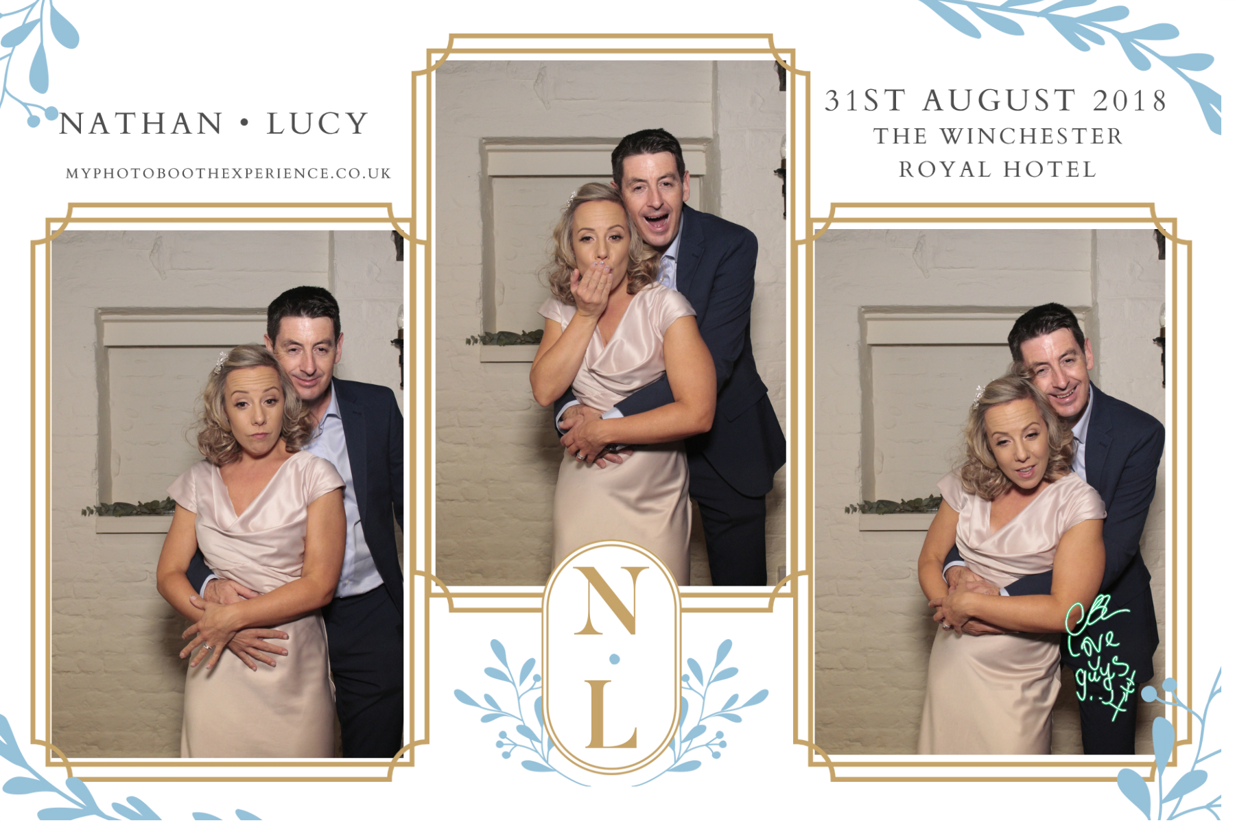 Nathan and Lucy’s wedding  | View more photos from the event at gallery.myphotoboothexperience.co.uk/u/MyPhotoBoothExperienceLtd/Nathan-and-Lucy’s-wedding